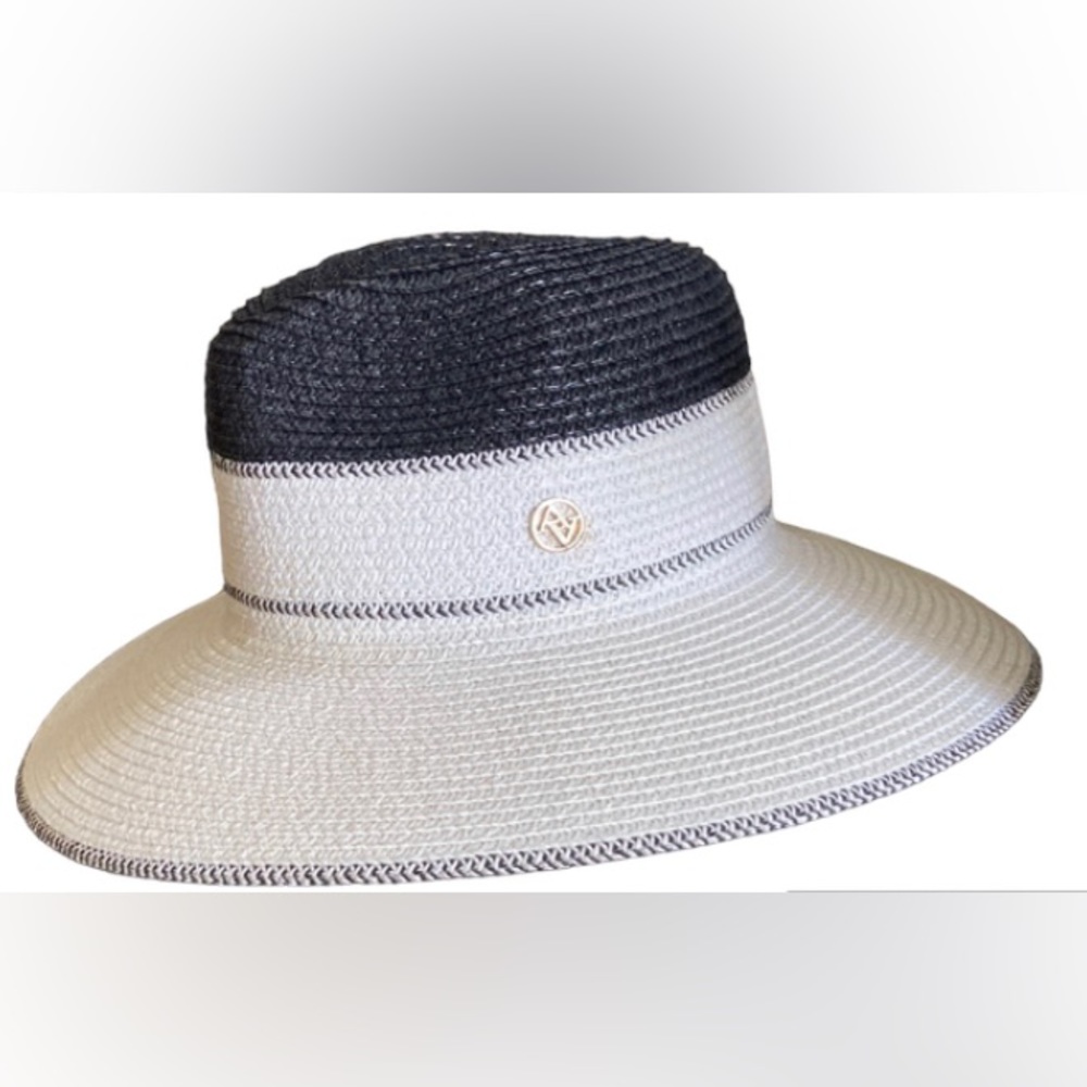 Adrienne Vittadini Black and Ivory Hat - Picture 4 of 13